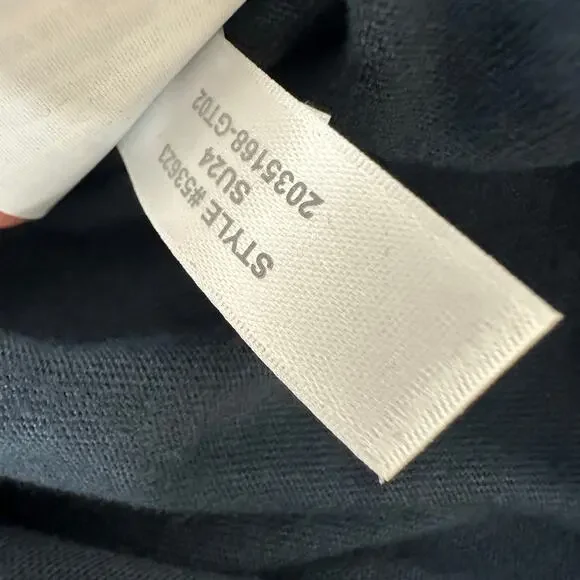 J.Crew Cotton Washed Jersey Pocket Tee Crewneck Vintage Navy Mens Large NWT - Picture 9 of 11